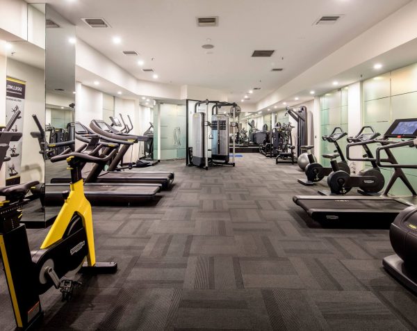 Gym at St Kilda Road Towers serviced offices Melbourne